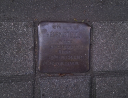 Stolperstein Vereinsstrae 7 #1