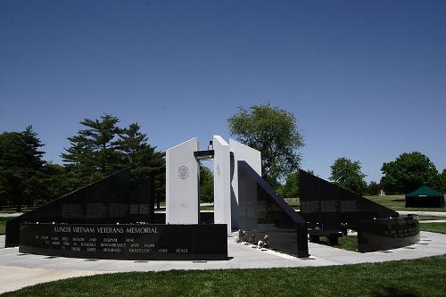 Monument Vietnam-Oorlog Illinois