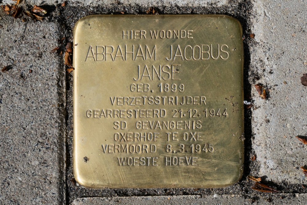 Stolperstein E. Tesschenmacherstraat 43 #1