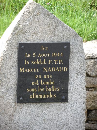 Memorial Stone Marcel Nadaud #2