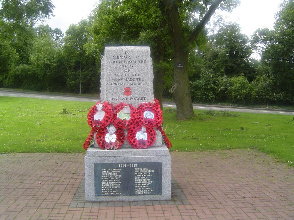 War Memorial Wythall #1
