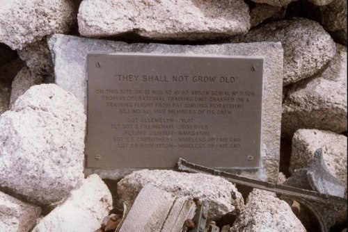 Monument Crash Avro Anson DJ106