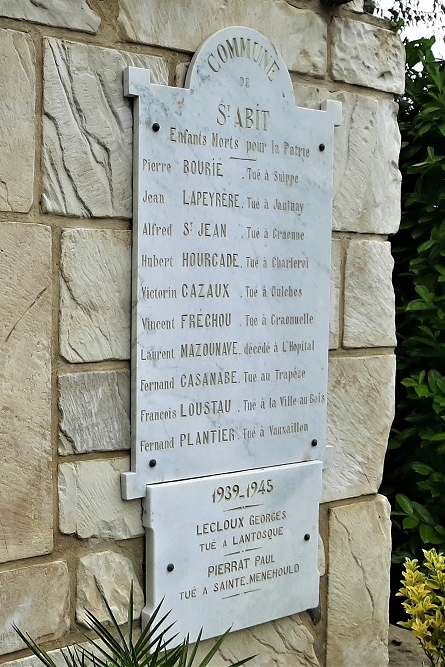 Oorlogsmonument Saint-Abit #4