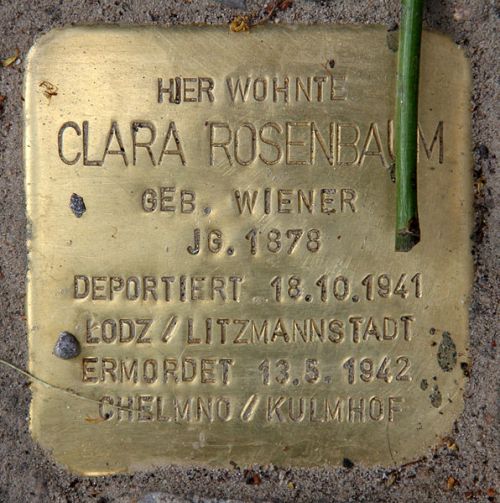 Stolpersteine Pariser Strae 13 #4