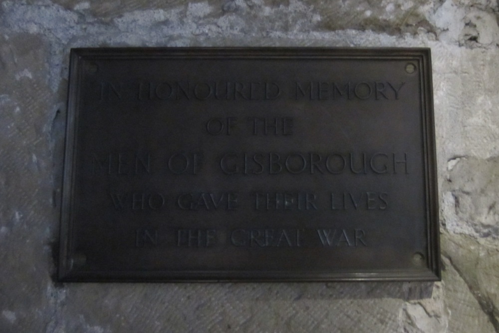 Memorials St Nicholas Church Guisborough #1
