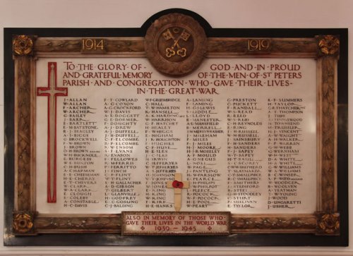 War Memorial St. Peter Church #1