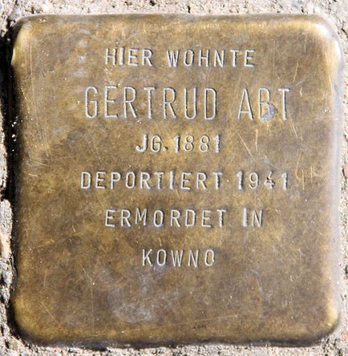 Stolpersteine Belziger Straße 30 #3