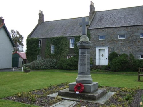 War Memorial Lowick