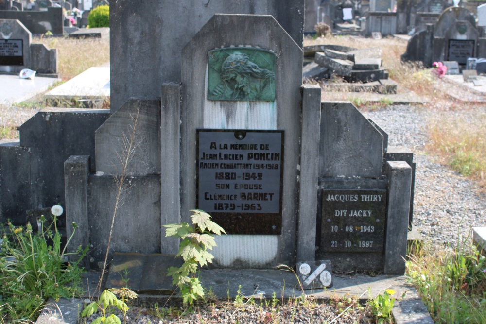 Belgische Graven Oudstrijders Florenville Oude Begraafplaats	 #3