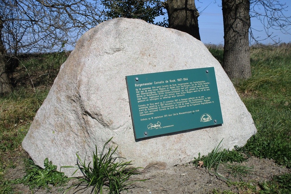 Memorial for Mayor Cornelis de Kock