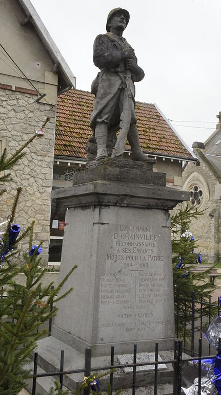 Monument Eerste Wereldoorlog Orainville #1