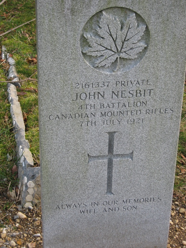 Commonwealth War Grave Bethpage Cemetery