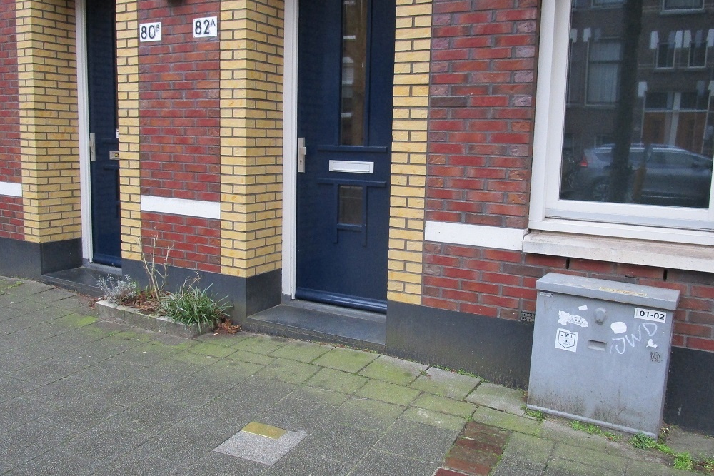 Stolpersteine Rodenrijsestraat 82a #4