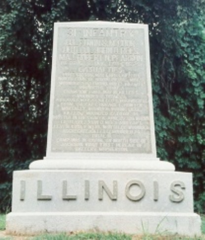 31st Illinois Infantry (Union) Monument