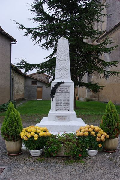 Oorlogsmonument Palluaud