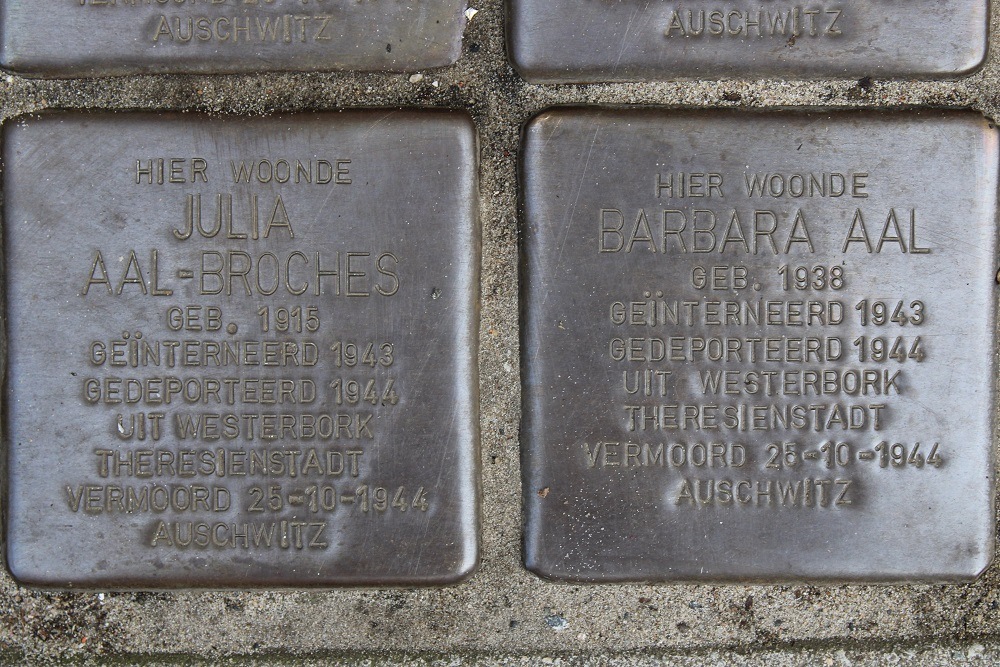 Stolpersteine Nicolaas Maesstraat 136 #3