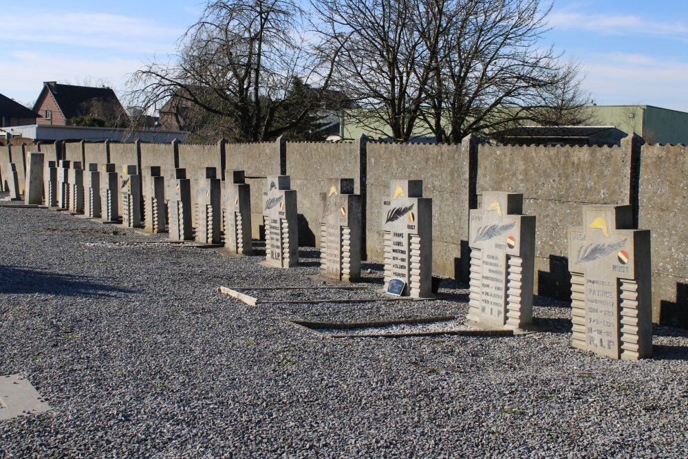 Belgische Graven Oudstrijders Rummen Kerkhof	