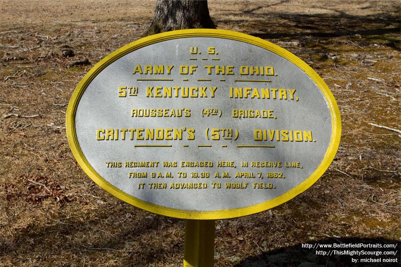 5th Kentucky Infantry (U.S.) Marker #1