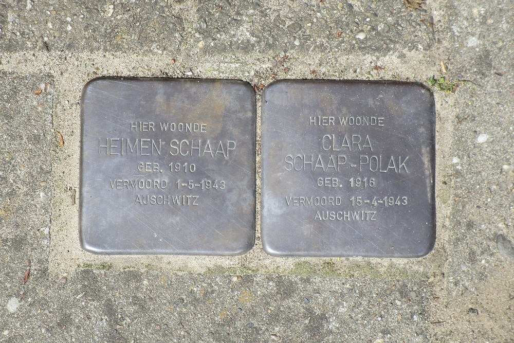 Stumbling Stones Willem de Clercqstraat 15 #1
