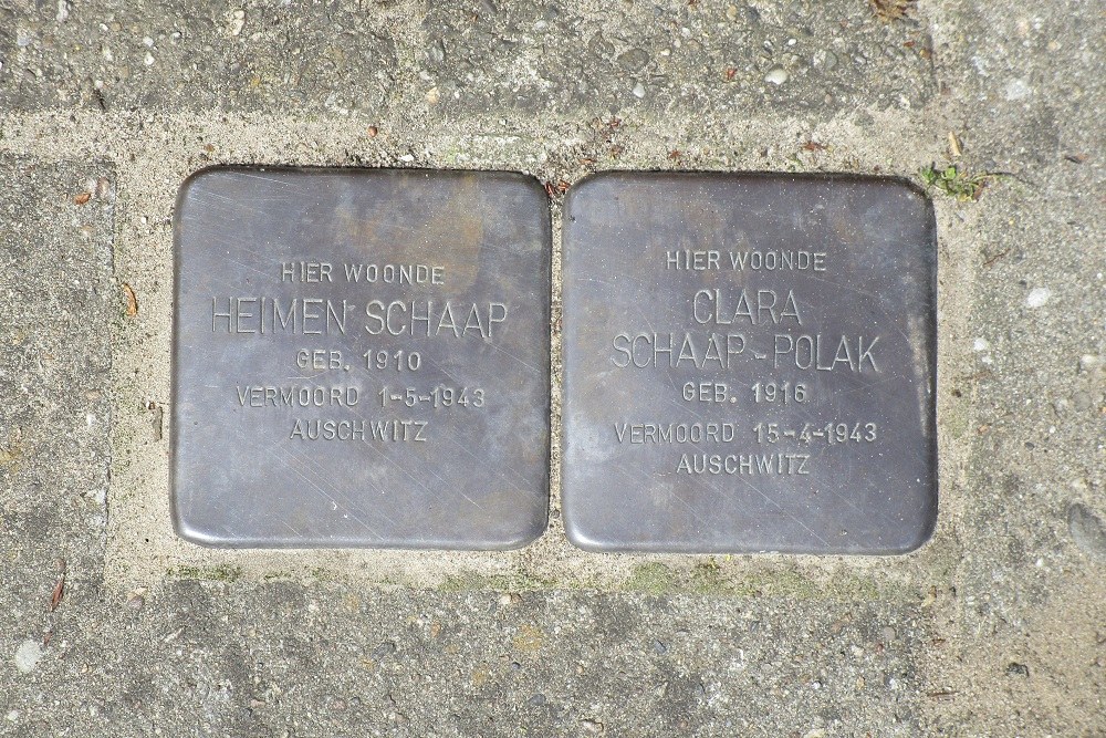 Stolpersteine Willem de Clercqstraat 15 #1