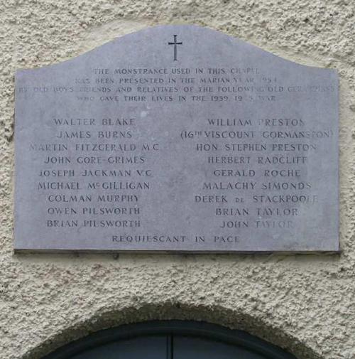 War Memorial St Gerard School