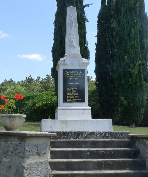 Monument Eerste Wereldoorlog Pompiey
