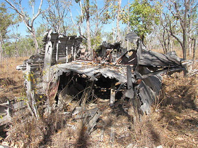 Crashlocatie & Restant B-24 Liberator Bommenwerper Hayes Creek