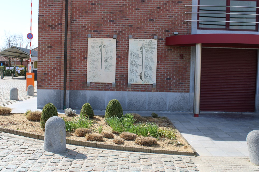 Commemorative Plates War Victims Gérompont