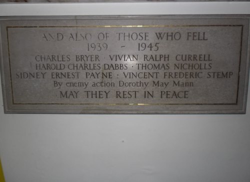 Oorlogsmonument St. Michael and All Angels Church #2