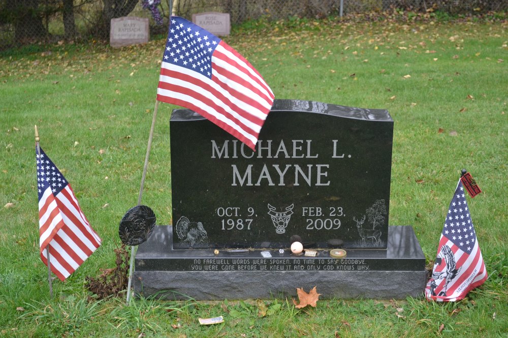 American War Grave Burlington Flats Cemetery