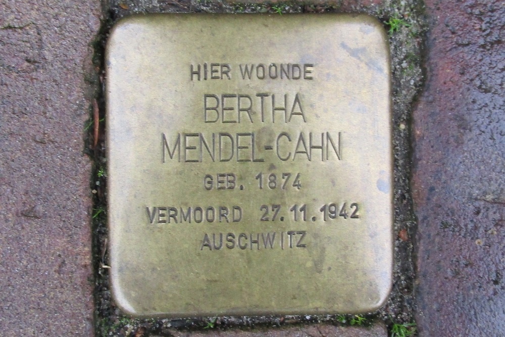 Stolperstein Kievitstraat 27 #2