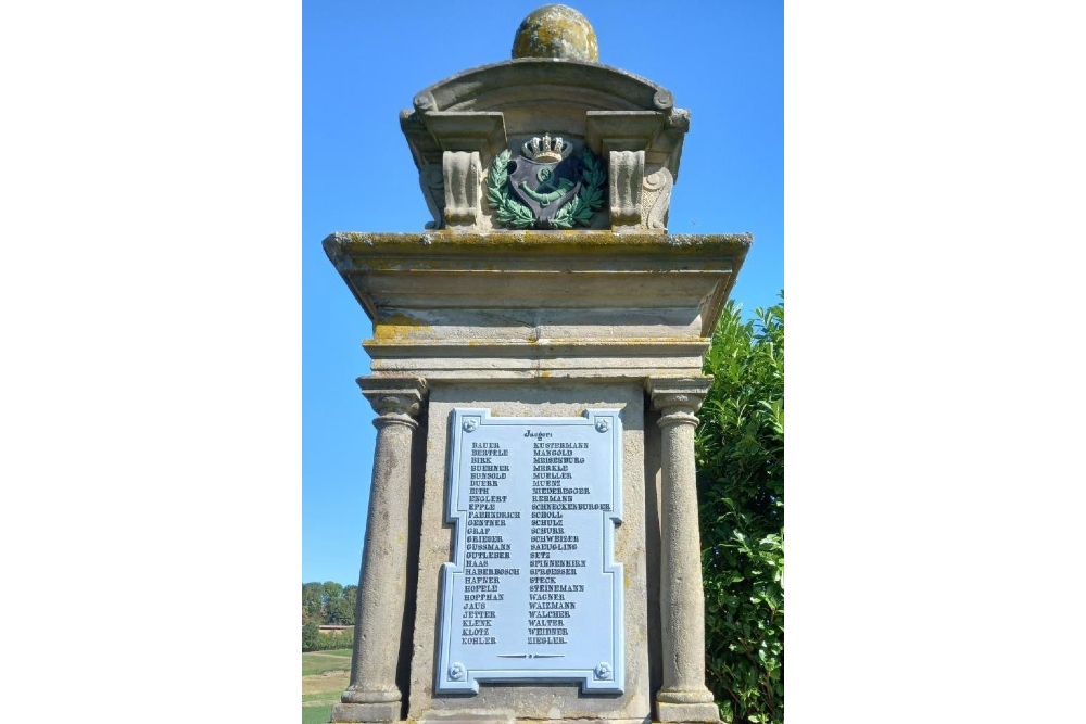 Monument 3de Württembergische Jägerbataillon Froeschwiller #3