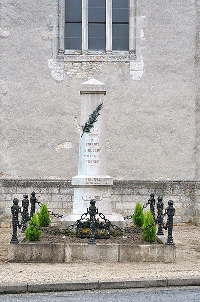 War Memorial Oussoy-en-Gtinais