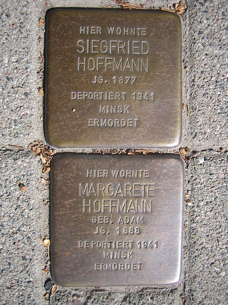 Stumbling Stones Ziegelbergstraße