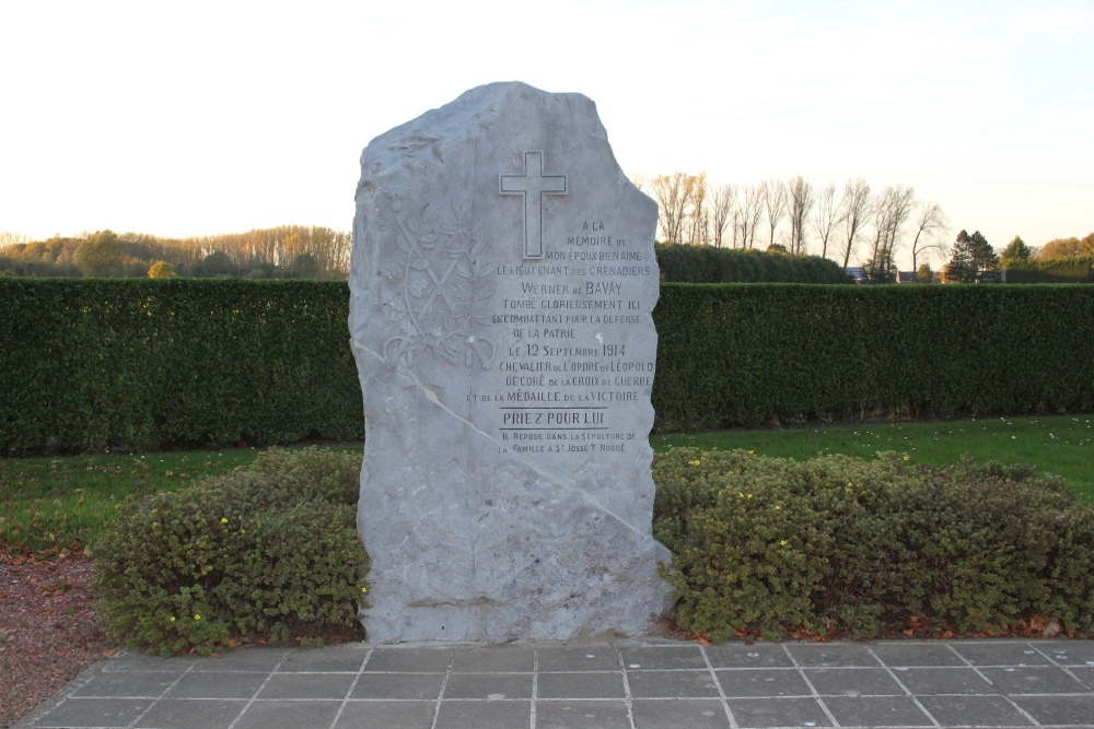 Memorial Lieutenant Werner de Bavay #1