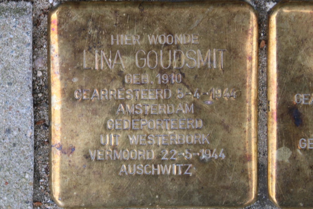 Stolpersteine Vechtstraat 71 #2