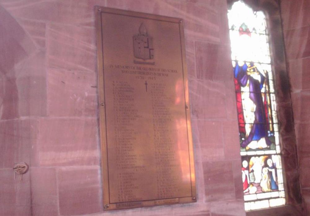 War Memorial St. Bees School