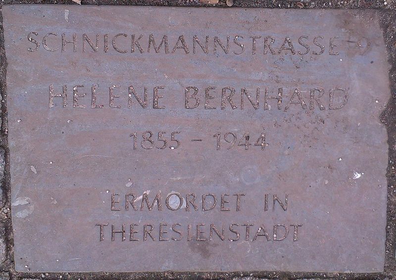 Gedenkstenen Schnickmannstraße 9 #3