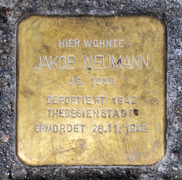 Stolpersteine Stuttgarter Strae 8 #1