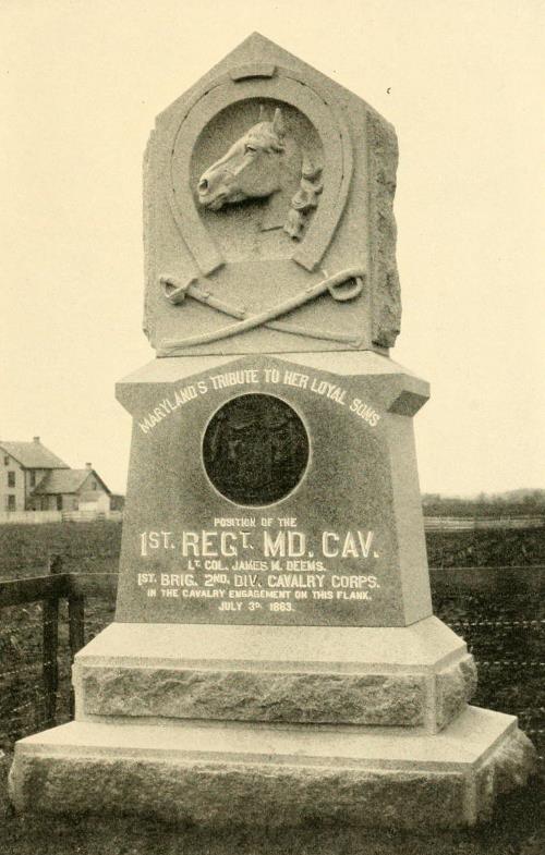 Monument 1st Maryland Cavalry Regiment
