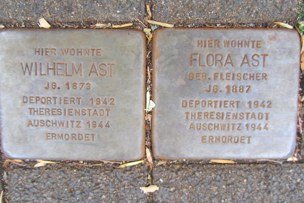 Stumbling Stones Goltsteinstraße 144