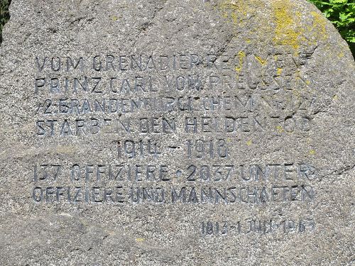 Oorlogsmonument Grenadierregiments Prinz Carl von Preussen