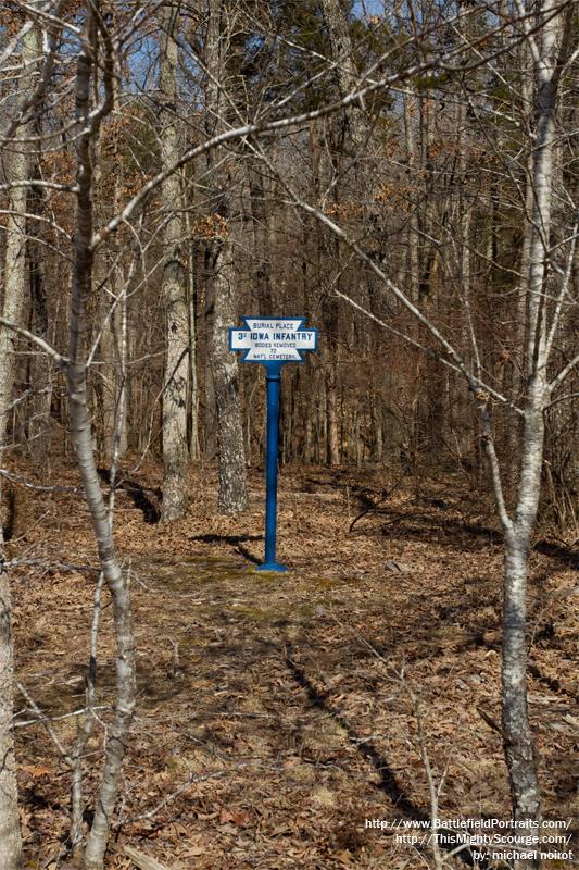 Former Federal Burial Trench Confederate Road