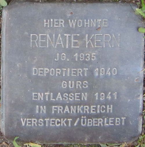 Stolpersteine Godramsteiner Straße 5 #3