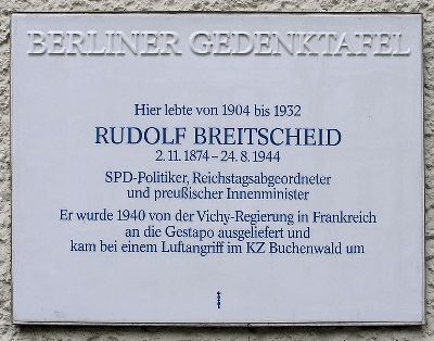 Gedenkteken Rudolf Breitscheid #1