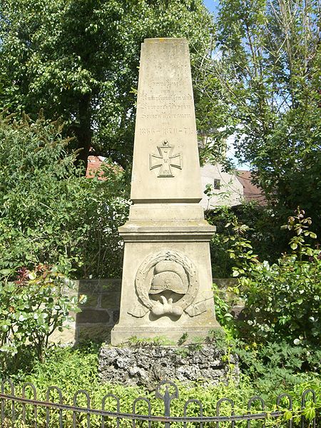 Monument Oorlogen van 1866 en 1870-1871 Euerbach