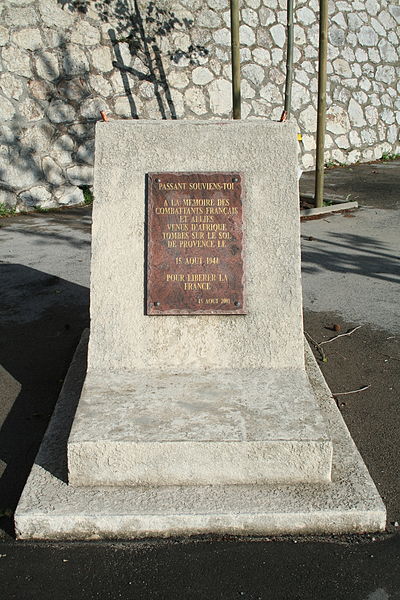 Memorial Killed Soldiers Frontignan