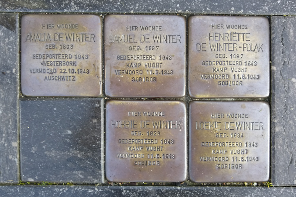 Stolpersteine Jodenstraatje 1