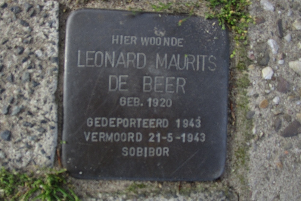 Stolperstein Sluiskade ZZ 43 #1