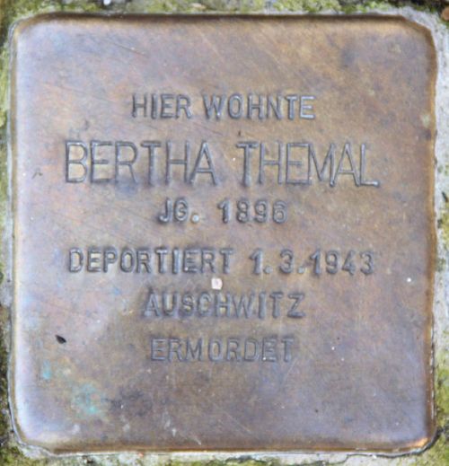 Stolpersteine Horstweg 38